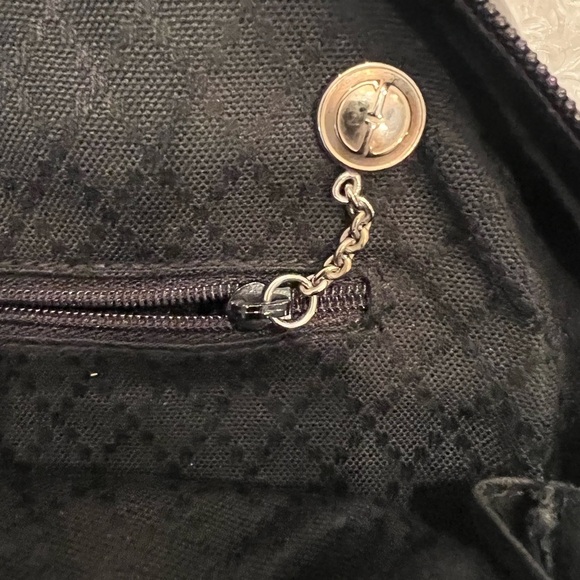 Gucci Bamboo Nylon/Patent Black Backpack Bag. main image 11